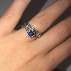 Stackable Pandora Ring Set Size 6